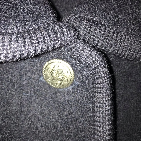 Talbot’s Navy Blue Wool Coat L Women’s. - Picture 4 of 5